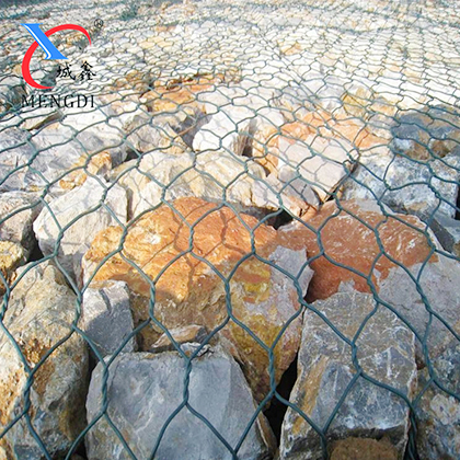 Anping Factory High Standard 2*1*1 PVC Coated Gabion Box Galvanized Gabion Stone Fencing For Sale